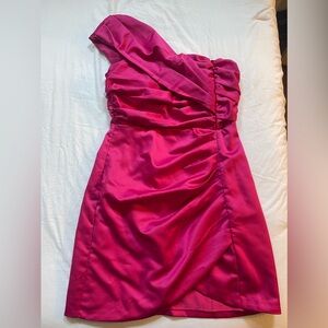 vestique one shoulder mini dress - never worn!